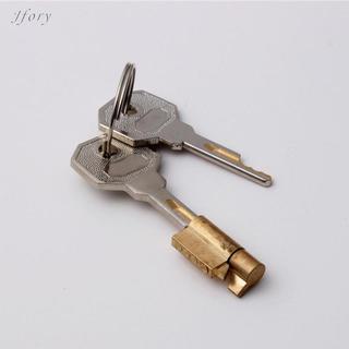 Jfory Khóa xi lanh thay thế Khóa tủ Mini hợp kim Dễ dàng cài đặt cho ngăn kéo hộp dụng cụ Tủ lạnh