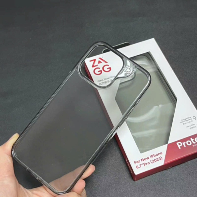 [Chính Hãng] Ốp Lưng ZAGG Ultra Slim Cho iPhone 15 Pro Max/15 Pro - Chống Sốc D3O Quân Đội Mỹ 4M, Kháng Khuẩn, Magsafe