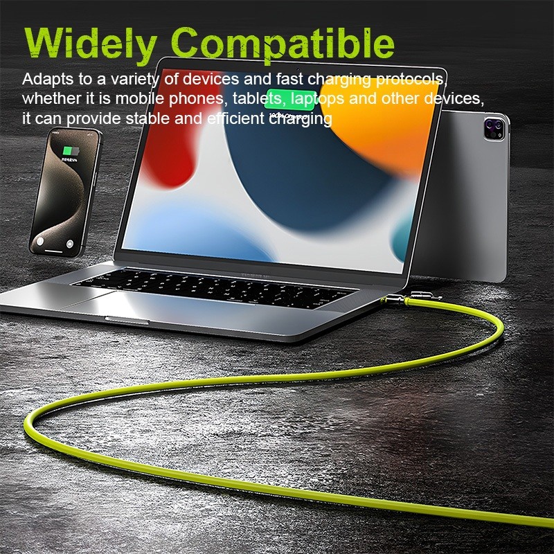 Dây Sạc 4 Trong 1 Sạc Nhanh 240W Dây Sạc 4 Đầu Type C/ USB Sang Type-C 1.0M Cáp Sạc Điện Thoại