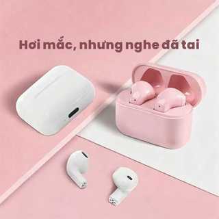 Tai nghe dành cho nữ nhét tai không dây Bluetooth có micrô tích hợp, hỗ trợ gọi điện và điều khiển cảm ứng, thích hợp cho các hệ thống điện thoại di động, đổi mới miễn phí nếu có lỗi chất lượng