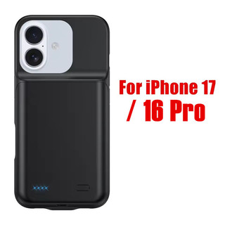 Ốp Lưng Pin Di Động JLK Cho iPhone 17 16 Pro Max 15Pro 13 14 12 mini 17e 16e 11 xs Max xr 7 8 plus Ốp Sạc Pin Cho iPhone 7 8 6s SE 2 3