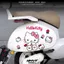 HelloKitty Hello Kitty Xe Điện Miếng Dán Emma Di Đài Loan Chuông Dễ Thương Sửa Đổi Khối Trang Trí Trầy Xước Chống Thấm Nước 26.3.26