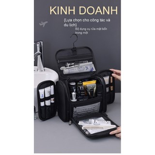 Hàng sẵn có dành cho doanh nhân Phân vùng đi lại Nhiều lớp Móc dung tích lớn Túi đựng đồ vệ sinh Móc chống thấm nước Du lịch Túi đựng mỹ phẩm di động High @
