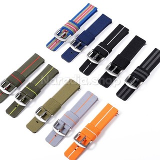 18 / 20 / 22mm Nato Nylon Dây Đeo Đồng Hồ Thể Thao Phát Hành Nhanh Dây Đeo Đồng Hồ Vải Mềm Cho Nam Nữ Vòng Tay Thay Thế