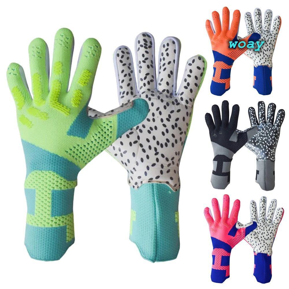WOAY - Găng Tay Thủ Môn Bóng Đá Thoáng Khí, Chống Trơn Trượt Bền Đẹp, Phù Hợp Mọi Lứa Tuổi