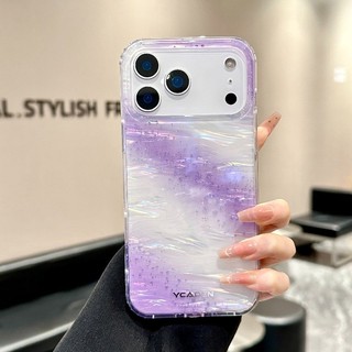 Ốp Điện Thoại Sang Trọng Sáng Milky Way Cho iPhone 17 16 15 14 13 12 Pro Max PC Cứng Chống Sốc Vỏ Bảo Vệ
