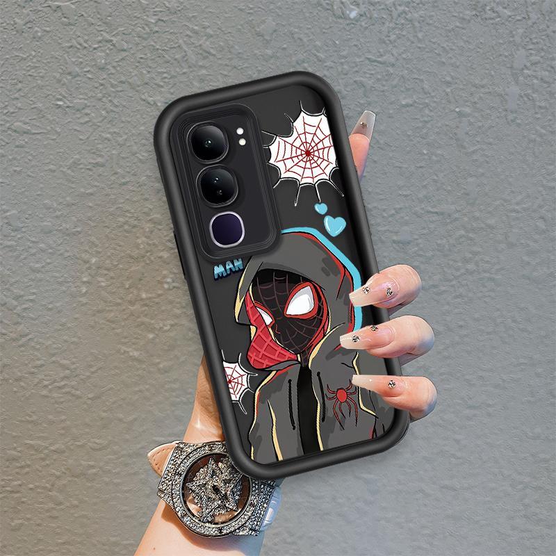 Ốp Lưng Cho VIVO Y19S Pro Y29 4G Hoạt Hình Silicon Mềm Ốp lưng TPU Spider Man Cool Boy Angel Eye Chống Sốc Ốp Lưng