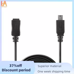 1.5m Mini USB B 5pin Nam Sang Nữ Nối Dài Dây Cáp Adapter Đen