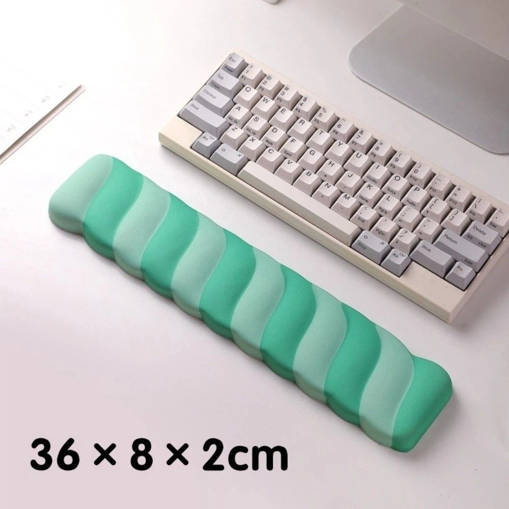 Tấm lót chuột cổ tay bằng silicon STABFOAM, Thảm để bàn chống trượt Giá đỡ bàn phím kích thước lớn, Thiết kế kẹo mút Miếng đệm bàn phím tiện dụng để sử dụng văn phòng