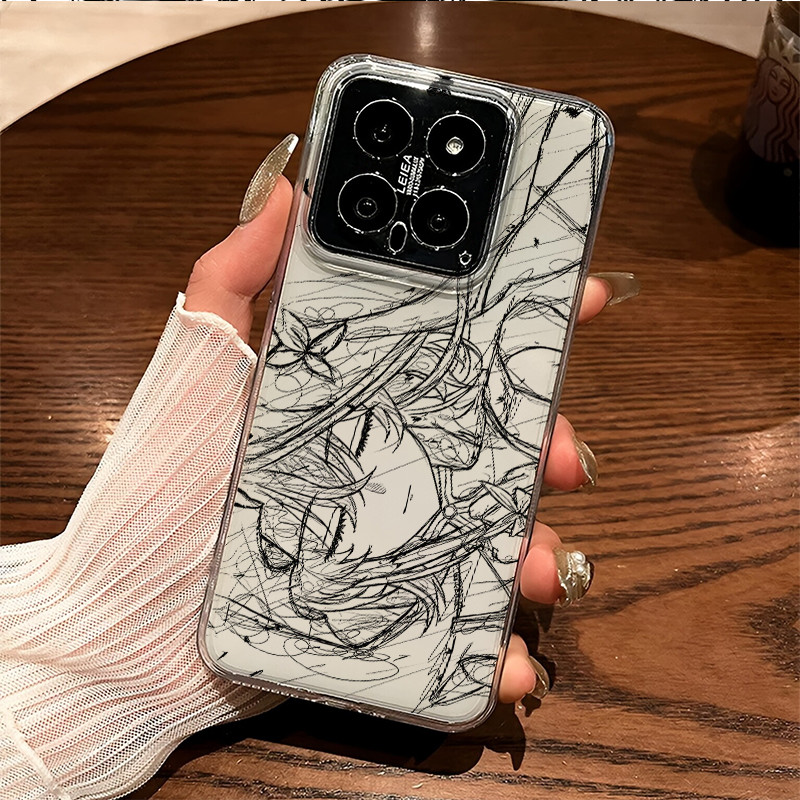 Dành Cho Poco X8 Pro X7 X6 F8 F7 Turbo 5 Max Turbo 4 Pro Mỏng Mềm TPU Gió hú Sóng "" The Shorekeeper "Vỏ Điện Thoại / Note 15 Pro / 14 / 13 Mi 15T 14T K90 K80 Vỏ Bảo Vệ Camera Redmi