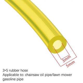 Any2Get5% tắt 1 Ống Nhiên Liệu I.D.3mm O.D.5mm Xăng Cưa Xích Xăng Xăng Bàn Chải Cắt Cỏ Tông Đơ Phụ Kiện