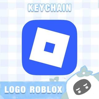 Ganci / Gantungan Kunci Keychain Akrilik LOGO ROBLOX ICON - Logo Biru