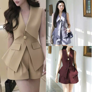 SET Bộ Nữ Ngắn Cổ Nhọn Kèm Phụ Kiện Thiết Kế SANG CHẢNH Cuốn Hút Mới HIYU 66 STORE Nội dung 2
