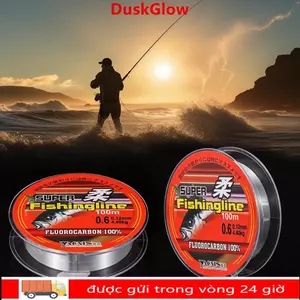 DUSKGLOW - Dây cáp fluorocarbon nylon PA chất lượng cao, trọng lượng từ 0.8 đến 6LB