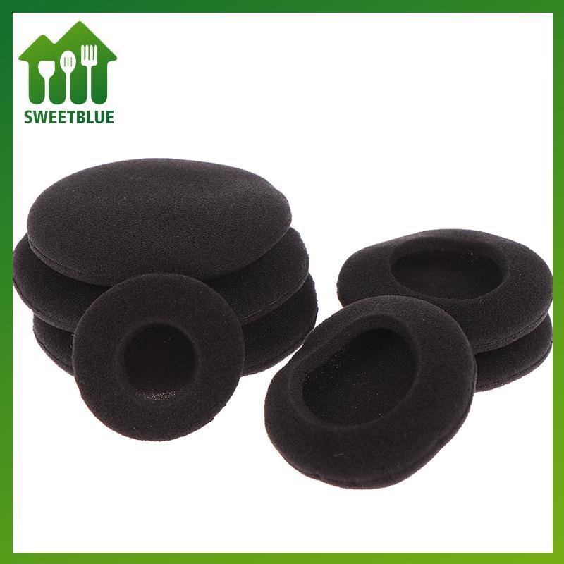 SWEET 10 Cái Thi Foam Earpads Đệm Miếng Đệm Tai 3.5 / 4.5 / 5.5 / 6cm Cho Earhook Tai Nghe Tròn n