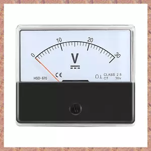 -670 Vôn kế bảng điều khiển tương tự DC 30V chính xác (R F C V)