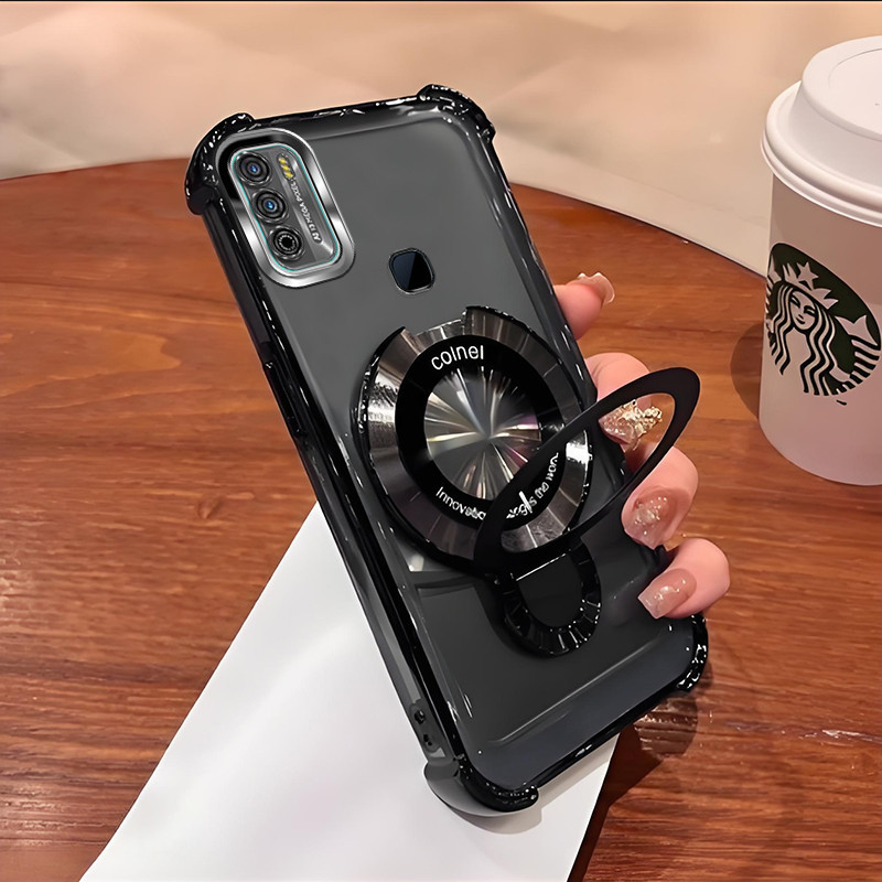 Vỏ MỚI Tecno spark 6 go 2020 2022 8C 9 Giá đỡ điện thoại cho giá đỡ vỏ bảo vệ mềm chống rơi