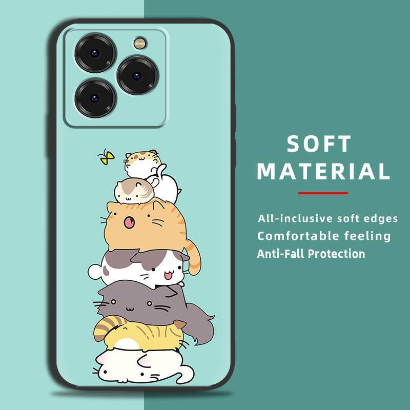 Ốp Điện Thoại Chống Va Đập Dễ Thương Cho Ulefone Note20 Pro / Meizu Note21 Vỏ Mềm Bền Chống Bụi Bọc Toàn Bộ Chống Sốc Hoạt Hình Thiết Kế Thời Trang TPU Bảo Vệ Chống Bụi Bẩn Chống Thấm Nước