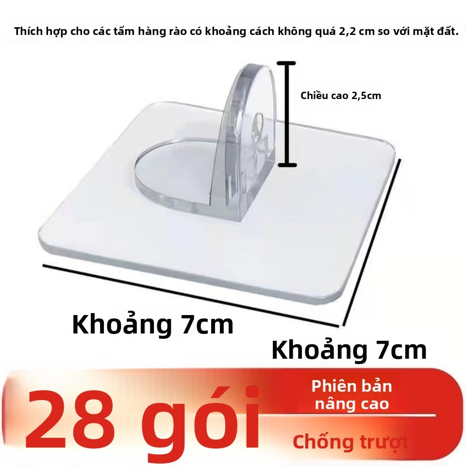 Hàng Rào Fixer Bé Trẻ Em Chơi Gấp Chống Trơn Trượt Thảm Hút Mạnh Đế Khóa Vách Ngăn Gia Cố Đa Năng VQOP