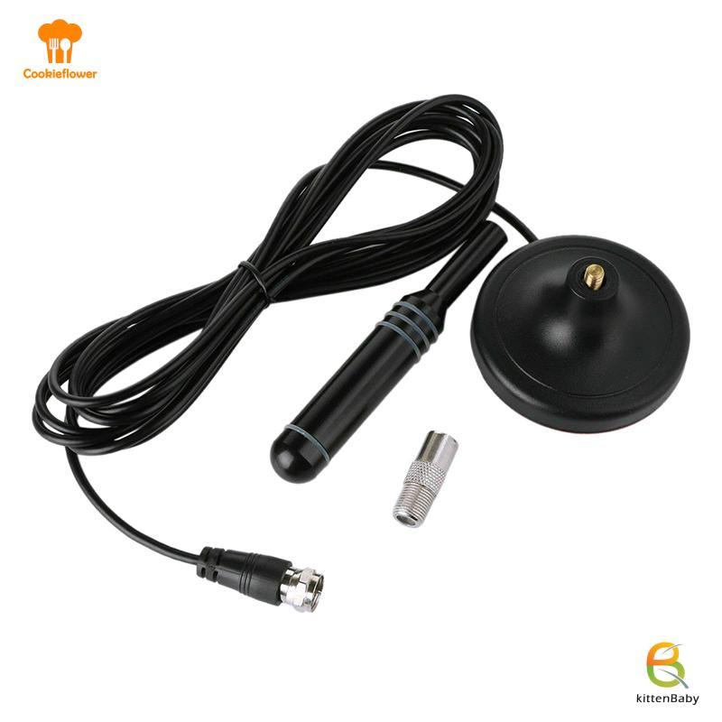 [Kitten-t] Bộ khuếch đại thu tín hiệu ăng-ten TV kỹ thuật số Cáp đồng trục Ăng-ten HDTV DVB-T DVB-T2 DAB Adapter Ăng-ten trong nhà mới