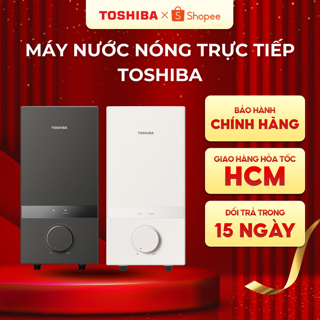 Máy Nước Nóng Trực Tiếp Toshiba TWH-45MCNVN-WB (Không Bơm) - Bảo hành chính hãng 24 tháng