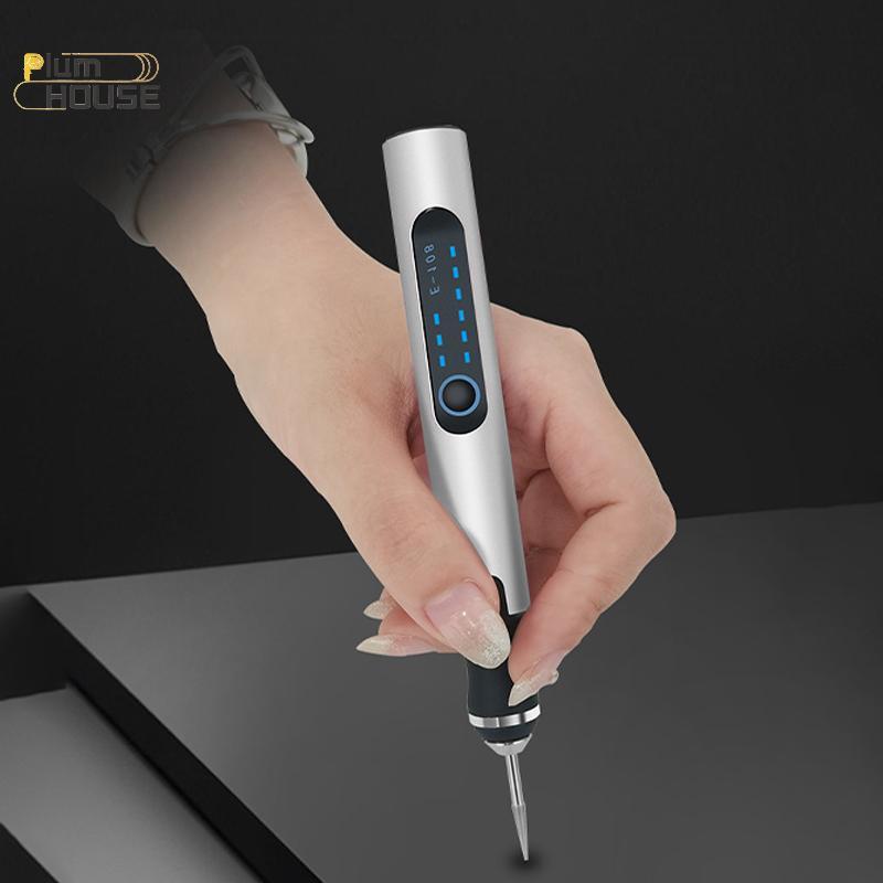 PlumHOUSE Bút Khắc Điện Sạc Khắc Khắc Máy Khoan Trang Sức Thủy Tinh Máy Xay Chế Biến Gỗ Không Dây Dụng Cụ Quay VN