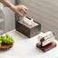 PlumHOUSE 1 Gỗ Anh Đào Hoa Khăn Giấy Hộp Đựng Khăn Ăn Hộp Bảo Quản Quà Tặng-Idea Sáng Tạo Gỗ Hộp Đựng Khăn Giấy VN