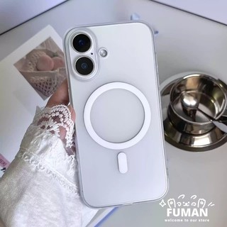Ốp Điện Thoại Thu Hút Từ Tính Đơn Giản Cho Samsung Galaxy A07 A06 A05 A05s Note 20 Siêu Mỏng Kinh Doanh Mờ Mờ Vỏ Trong Suốt PC Cứng Lỗ Lớn Chống Sốc