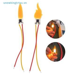 Unewtyu 2 / 5 / 10 Bóng Đèn Ngọn Lửa 2200K Diode Ngọn Lửa LED Dây Tóc 3V LED Hiệu Ứng Ngọn Lửa Bóng Đèn Cho Năm Mới Trang Trí Tiệc Giáng Sinh VN