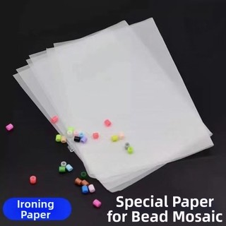 VOIDLESS 50 / 100 CÁI DIY Puzzle Bean Giấy ủi đặc biệt, Giấy nướng hạt Perler có thể tái sử dụng thủ công, Máy trợ giúp ủi Phụ kiện đồ chơi Thảm sắt Tấm ủi nâng cao