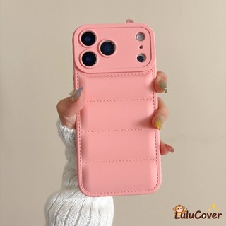 Ốp Lưng Mùa Đông Dễ Thương Cho Redmi Note 14 13 Pro Plus Turbo 4 Pro + 5G 4G Vỏ Điện Thoại Hợp Thời Trang Đơn Giản Lông Tơ Puffy Down Áo Khoác Mềm Nhiều Màu Vỏ Năm Mới