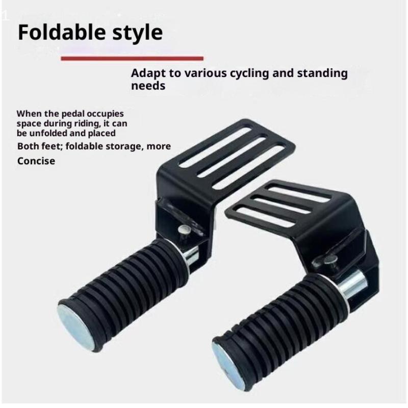 Cod 2 cái bàn đạp hành trình đường phố có thể gập lại chân trước chân xe máy Phụ Kiện Xe Đạp Điện tự làm