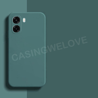 Ốp Điện Thoại Cho Oppo A6X A6 Pro A6t A6T Pro 5G 4G 2025 Thời Trang Vuông Silicon Lỏng TPU Chống Sốc Mềm Vỏ Điện Thoại Cặp Đôi