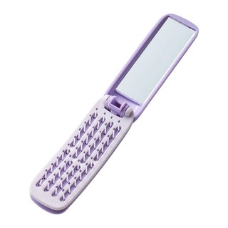 Jay Có Thể Gập Lại Lược Tóc Có Gương Lông Nylon Lược Chải Tóc Lý Tưởng Cho Massage Da Đầu Nhẹ Nhàng Và Dễ Dàng Bảo Quản Trong Túi