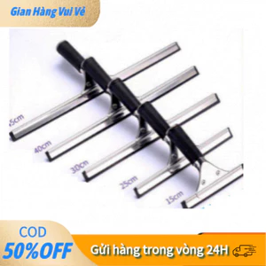 【24h】Tay Gạt Kính Inox Gọn Nhẹ Chống Gỉ Lưỡi Gạt Êm Vệ Sinh Dễ Dàng Mọi Bề Mặt Kính