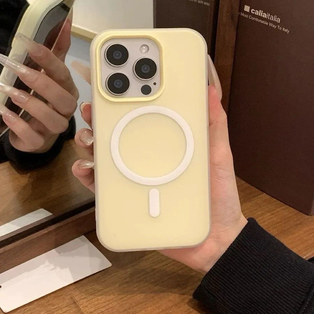 Hai trong một jelly từ trường cho iPhoen17promax/16promax vỏ điện thoại di động iPhone15pro ý tưởng 14/13