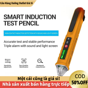 Bút Thử Điện Kỹ Thuật Số Thông Minh Độ Bền Cao, Đầu Dò Tự Động Phân Biệt Dây Nguội Và Dây Nóng, Có Đèn LED, Tự Động Tắt