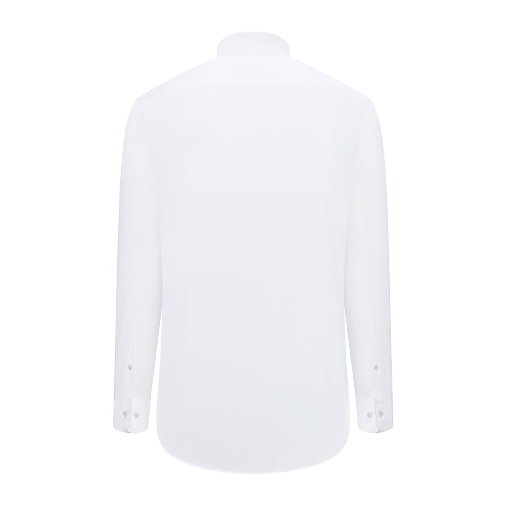 Áo sơ mi tay dài vạt tròn VIETTIEN vải Cotton form REGULAR VT00000624
