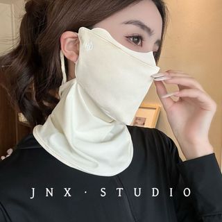 Mặt nạ chống nắng lụa kem, thoáng khí, bảo vệ da và cổ khỏi tia cực tím - Size 3.26