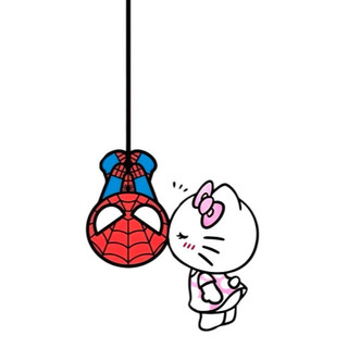Móc khoá "Người Nhện Siêu Quậy Và Nàng Thơ Kitty"