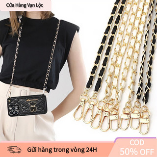 【vạn】Dây xích túi xách bằng Hợp kim nhôm, chống gỉ sét, phù hợp thay thế cho túi xách da và tăng tính thẩm mỹ cho túi.
