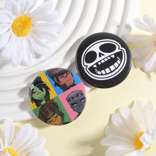Ban Nhạc Ảo Gorillaz - Huy Hiệu Thép Mạ và Biểu Tượng Sáng Tạo, Quà Tặng Perfect cho Người Hâm Mộ