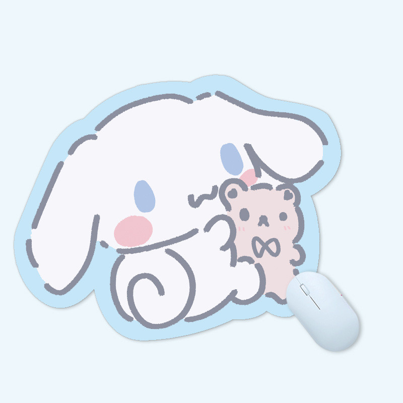 miếng lót chuột sanrio dễ thương thảm lót bàn làm việc học sinh lót chuột da hai mặt chống thấm decor bàn máy tính chống ồn 1.5mm