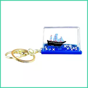 Dễ Thương Quicksand Móc Khóa Thuyền Nổi Túi Sách Móc Khóa Acrylic Dễ Thương Chất Lỏng Quicksand Thư Giãn Mặt Dây Chuyền Móc Khóa Cho sonlekvn
