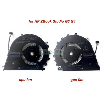 HL Laptop CPU GPU Quạt Làm Mát Cho HP ZBook Studio G3 G4 Notebook Quạt Tản Nhiệt NS75C07-15C04 NS75C08-15C05 922945 840960-001