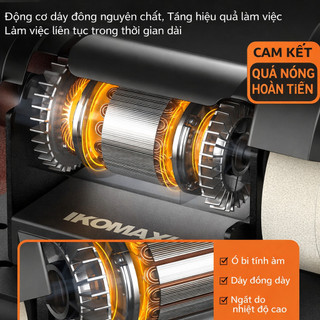 Máy mài 2 đá mini để bàn màu đen có vỏ che, dụng cụ điện cơ,220V, dụng cụ mài, Bền Bỉ Đa Năng AIMVUKES