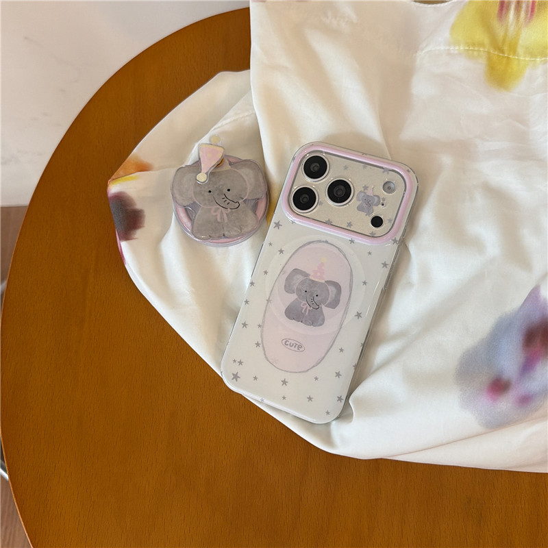 IPhone 17 Pro Max Star Elephant họa tiết Chất liệu TPU IMD craft Vỏ điện thoại in hai lớp