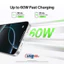 Cáp Sạc Nhanh USB Type C To C Belkin 60W Boost Charge 1M - Dây Bọc Dù Chống Đứt Gãy, Chứng Nhận USB-IF