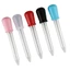 Yoo 5 Chiếc Ống Dạng Lỏng Silicon 5ML Ống Nhỏ Giọt Trong Suốt Tốt Nghiệp Có Đầu Cao Su Mềm
