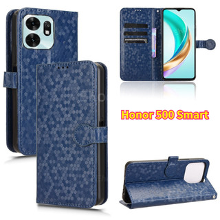 Vỏ Da Sang Trọng Cho Honor 500 Thông Minh 5G 2026 Ốp lưng Khe Cắm Thẻ Ví Từ Tính Dành Cho Honor500Smart 500Smart Đứng Đứng Ốp Lưng